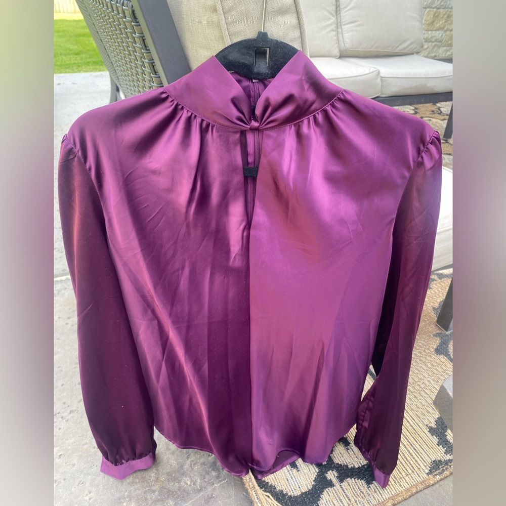 GILI dark purple blouse